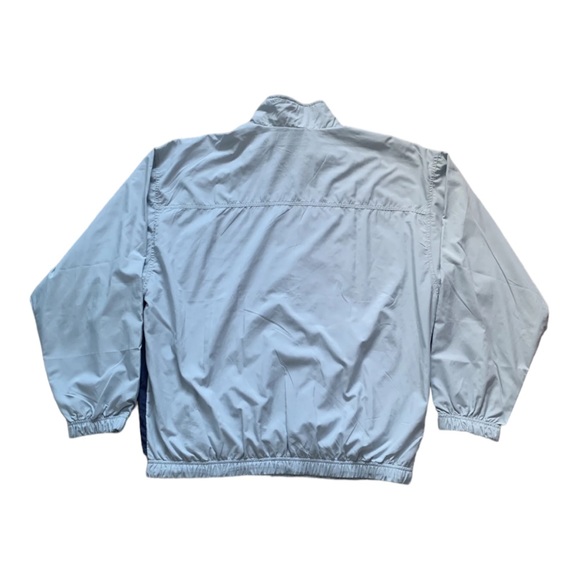 Adidas Track Jacket Mens 42/44 Large Full Zip Powder Blue Long Sleeve - Picture 2 of 10